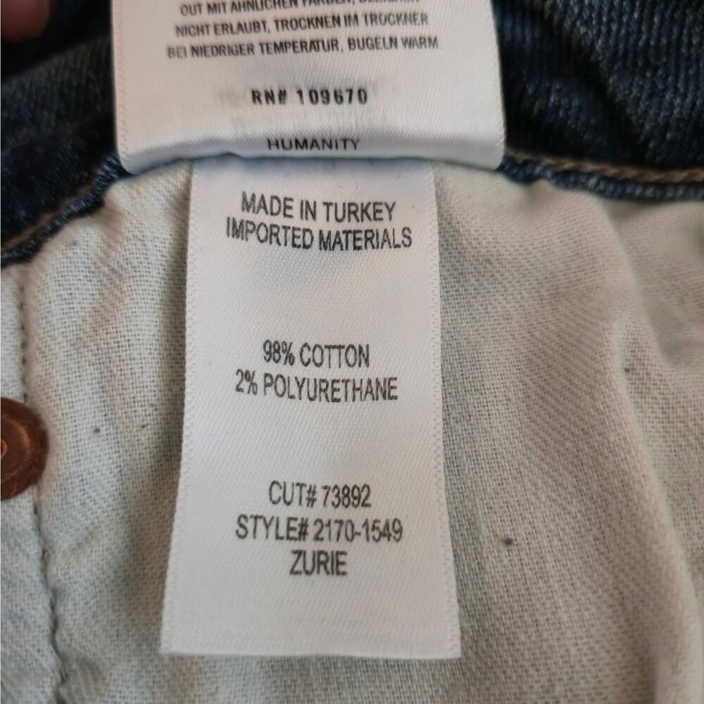 Everyday Casual Citizens Of Humanity Zurie Ankle Straight Jeans Abalone 31 - Picture 8 of 8